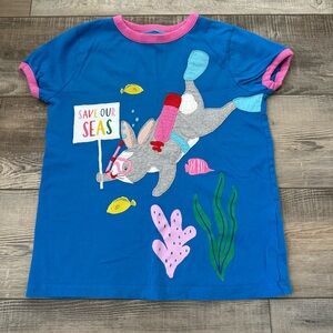Boden Appliqué Save Our Seas T-shirt
